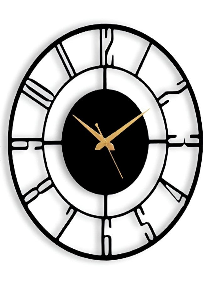DREAMNILAYAM Silent Wall Clock for Living Room | Stylish Latest Big Size Decorative Wall Watch - Ideal Home Decor Items and Wall Decoration Items for Bedroom/Kitchen/Dining Hall/Office//Hotels - Image 1